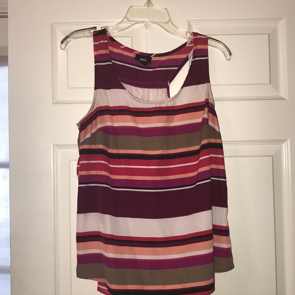 Razor back silky top